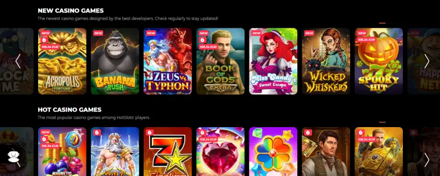 Hot slots